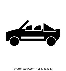 sport car icon isolated sign symbol vector illustration - high quality black style vector icons
