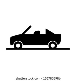 sport car icon isolated sign symbol vector illustration - high quality black style vector icons

