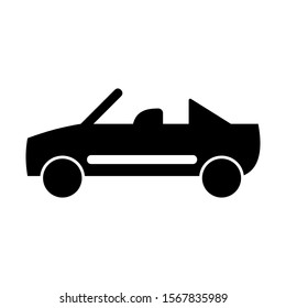 sport car icon isolated sign symbol vector illustration - high quality black style vector icons
