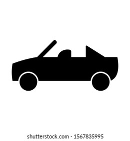 sport car icon isolated sign symbol vector illustration - high quality black style vector icons
