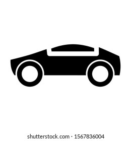 sport car icon isolated sign symbol vector illustration - high quality black style vector icons
