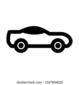 sport car icon isolated sign symbol vector illustration - high quality black style vector icons
