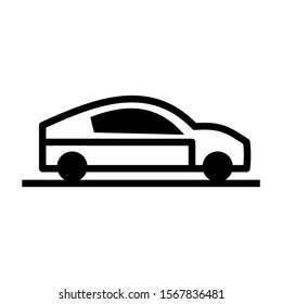 sport car icon isolated sign symbol vector illustration - high quality black style vector icons
