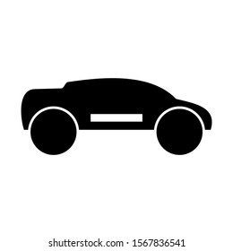 sport car icon isolated sign symbol vector illustration - high quality black style vector icons
