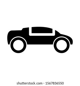 sport car icon isolated sign symbol vector illustration - high quality black style vector icons
