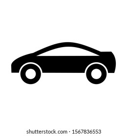 sport car icon isolated sign symbol vector illustration - high quality black style vector icons
