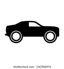 sport car icon isolated sign symbol vector illustration - high quality black style vector icons
