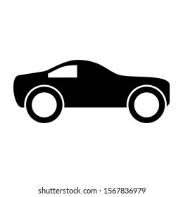 sport car icon isolated sign symbol vector illustration - high quality black style vector icons
