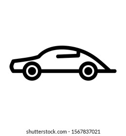 sport car icon isolated sign symbol vector illustration - high quality black style vector icons
