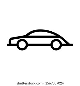 sport car icon isolated sign symbol vector illustration - high quality black style vector icons
