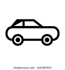 sport car icon isolated sign symbol vector illustration - high quality black style vector icons
