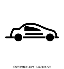 sport car icon isolated sign symbol vector illustration - high quality black style vector icons
