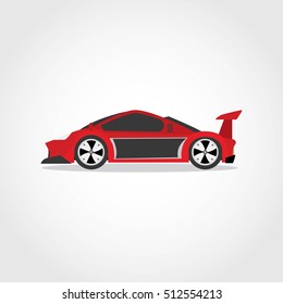 Sport Car Icon Vector Illustration