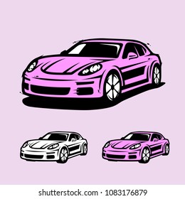 Sport car illustration