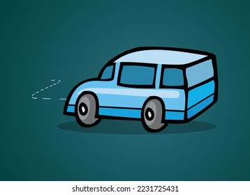 sport car with isolated vector Modern car design Free Vector

