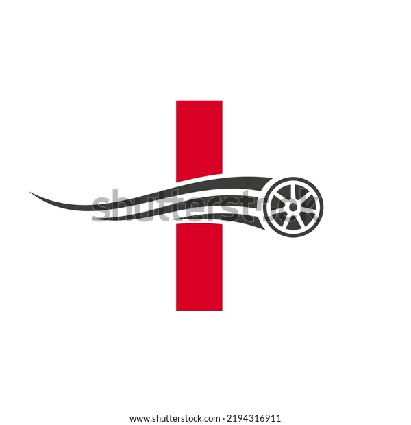 Sport Car Letter I\
Automotive Car Repair Logo Design Concept With Transport Tire Icon\
Vector Template