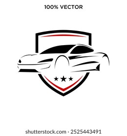 Sport Car Logo. Automotive, Car Showroom, Car Dealer Logo Design Vector