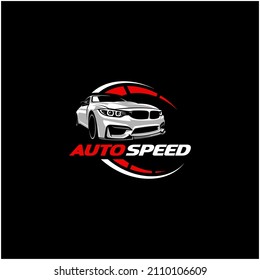 vector de logotipo de coche deportivo