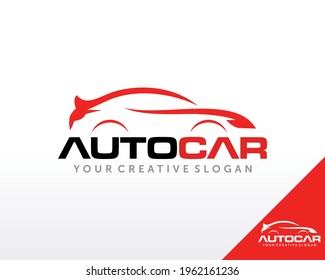 Sport Car Logo Design. Automotive, Car Showroom, Car Dealer Logo Design Vector
