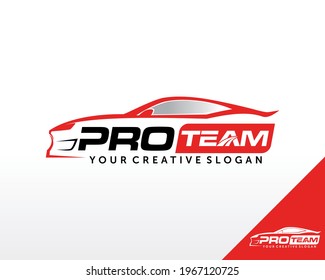 Sport Car Logo Design. Automotive, Car Showroom, Car Dealer Logo Design Vector