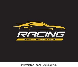 Sport Car Logo Design. Automotive, Car Showroom, Car Dealer Logo Design Vector