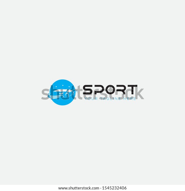the sport car logo design with blue circle color\
and stars