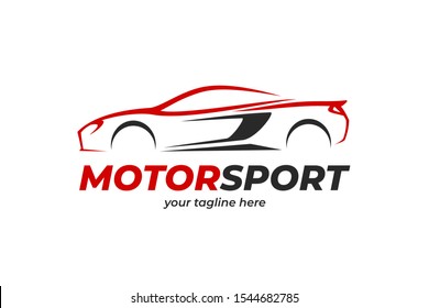 sport car logo design template vector