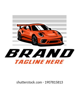 Sport car logo design template