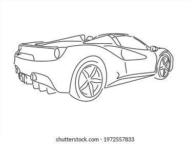 sport car logo design template vector