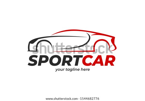 sport car logo design\
template vector