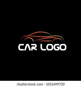 sport car logo design for tuning or car repair company