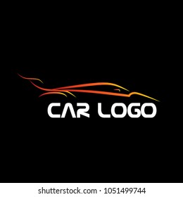 sport car logo design for tuning or car repair company