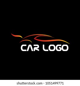 sport car logo design for tuning or car repair company