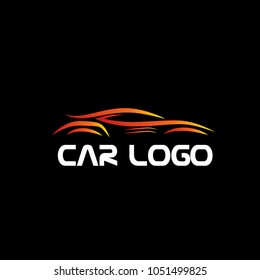 sport car logo design for tuning or car repair company