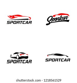 sport car logo design for tuning or car repair company