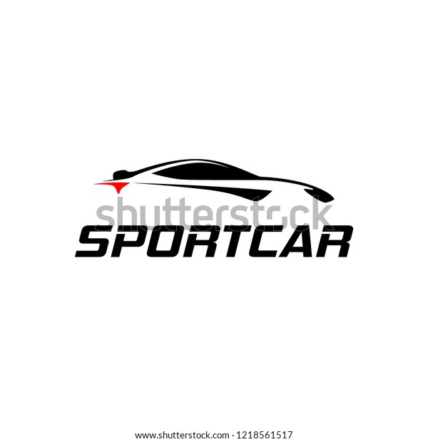 Download Free Sport Car Logo Dunia Belajar PSD Mockup Template