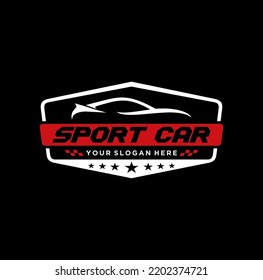 Sport Car Logo Design Vector