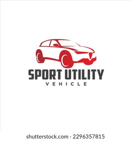 Sport Car Logo Design Vector Image