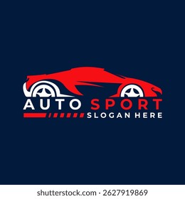 Sport car logo design vector template. Auto car logo design icon