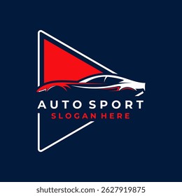 Sport car logo design vector template. Car sport logo design icon