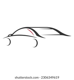 Sport Car logo icon design illustration