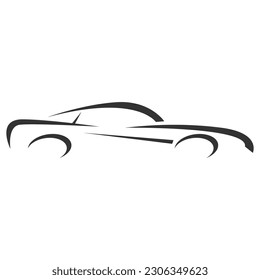 Sport Car logo icon design illustration