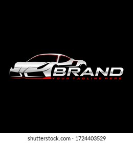 sport car logo, Perfect logo for business related to automotive industry