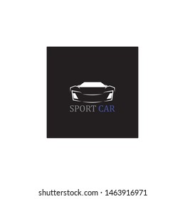 sport car logo template design vector