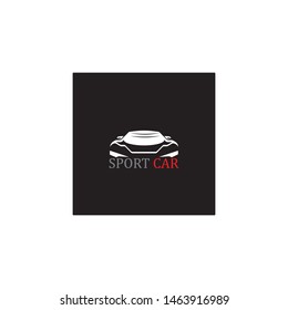 sport car logo template design vector