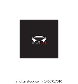 sport car logo template design vector