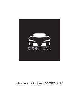 sport car logo template design vector