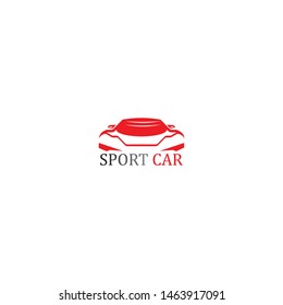sport car logo template design vector