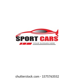 sport car logo template design vector - Vector