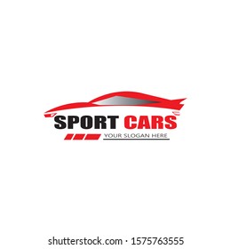 sport car logo template design vector - Vector